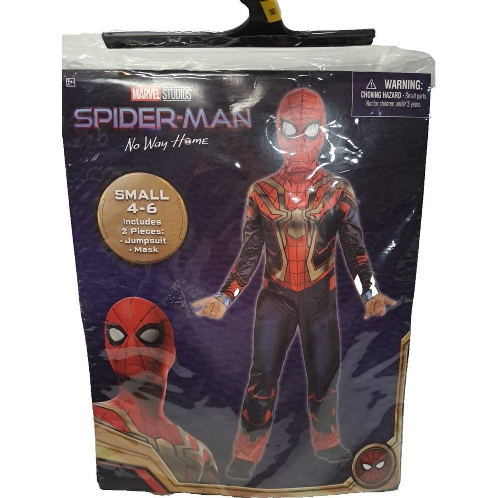 Marvel Spider-Man Kids Costume‎ Small 4-6 No Way Home Halloween #285 Birthday